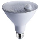 SATCO S11443 14PAR38/PIR/40/930/120V/ND 14 Watt PAR38 LED; White; 3000K; 1100 Lumens; 120 Volt; PIR Sensor; Non-Dimmable