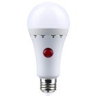 Satco S11468 8A21/BATTERY BU/LED/830 8 Watt A21 LED; 3000K; Medium Base; 120 Volt; 80 CRI; Battery Backup