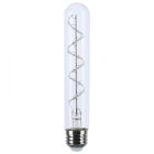 SATCO S11524 6T9/CL/LED-GF/COIL/927/120V 6 Watt LED - Reminiscent - Flex Gray Coil Filament - T9 - Medium Base - 2700K CCT - Clear - 120 Volt