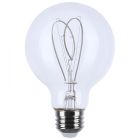 SATCO S11528 6G25/CL/LED-GF/LOOP/927/120V 6 Watt LED - Reminiscent - Flex Gray Filament - G25 Loop - Medium Base - 2700K CCT - Clear - 120 Volt