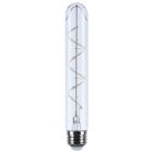SATCO S11532 (6T9/CL/LED-GF/COIL/930/E26) 6 Watt T9 LED - Reminiscent - Flex Gray Coil Filament - E26 - 3000K - 120 Volt