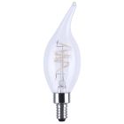 SATCO S11534 (4CA11/CL/LED-GF/COIL/930/E12) 4 Watt CA11 LED - Reminiscent - Flex Gray Coil Filament - E12 - 3000K - 120 Volt