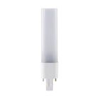 SATCO S11554 5.5W/LED/CFL/850/2P/DUAL 5.5 Watt LED PL 2-PIN Dual Mode; 5000K; 550 Lumens; GX23 base; 50000 Average rated hours; 120 deg. Beam Angle; 120-277 Volt
