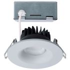 SATCO S11630R1 (10W/DW/DNL3/CCT/RND/RD/WH)  10 Watt LED Direct Wire Downlight - Remote Driver - CCT Selectable - Dimmable - Round - White Finish