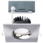 SATCO S11635R1 (10W/DW/DNL3/CCT/SQ/RD/BN)  10 Watt LED Direct Wire Downlight - Remote Driver - CCT Selectable - Dimmable - Square - Brushed Nickel Finish
