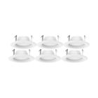 SATCO S11640 8.7WLED/RDL/4/930/120V/6PK 8.7 Watt; LED Downlight Retrofit; 4 inch; 90 CRI; 3000K; 120 Volt; Pack of 6