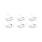 SATCO S11641 9.2WLED/RDL/5-6/930/120V/6PK 9.2 Watt; LED Downlight Retrofit; 5-6 inch; 90 CRI; 3000K; 120 Volt; Pack of 6