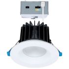 SATCO S11670 (24WLED/DW/DNL3/FS/RND/DD/WH)  16/20/24 Watt LED Remote Driver Downlight - 27K/30K/35K/40K/50K CCT - Field Selectable - Round - White Finish - Dual Dimming - 120-277 Volt