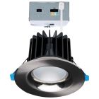 SATCO S11672 (24WLED/DW/DNL3/FS/RND/DD/BN)  16/20/24 Watt LED Remote Driver Downlight - 27K/30K/35K/40K/50K CCT - Field Selectable - Round - Brushed Nickel Finish - Dual Dimming - 120-277 Volt