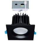 SATCO S11674 (24WLED/DW/DNL3/FS/SQ/DD/BK)  16/20/24 Watt LED Remote Driver Downlight - 27K/30K/35K/40K/50K CCT - Field Selectable - Square - Black Finish - Dual Dimming - 120-277 Volt
