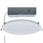 SATCO S11681 (11WLED/DW/6/CCT/RND/FL/RD) 11 Watt LED Direct Wire Performer Series Downlight - Remote Driver - 6 Inch - 27K/3K/35K/4K/5K CCT Selectable - Round - Flat Face - White Finish