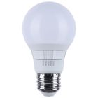 SATCO S11770R1 (6A19L/9CCT5/E26/PWHF) 6 Watt A19 LED - 27K/3K/35K/4K/5K CCT Selectable - Medium Base - White Finish - 120 Volt