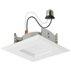 SATCO S11820R1 6.7WLED/RDL/4/5CCT-SEL/SQ 6.7 Watt LED Downlight Retrofit - 4 Inches - CCT Selectable - Square - White Finish - 120 Volt