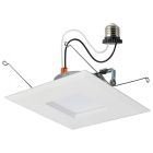 SATCO S11821R1 9WLED/RDL/5-6/5CCT-SEL/SQ 9 Watt LED Downlight Retrofit - 5-6 Inches - CCT Selectable - Square - White Finish - 120 Volt