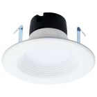 SATCO S11838 6.5WLED/DLR/BFL/4/CCT-SEL/12V 6.5 Watt LED Downlight Retrofit - 4 Inch Baffle - CCT Selectable - 12 Volts - Matte White Finish