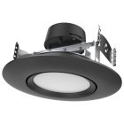 SATCO S11857 10.5WLED/DIR/5-6/CCT-SEL/120V/ 10.5 Watt; LED Retrofit Downlight; Gimbaled; 120 Volt; CCT Selectable; Black Finish