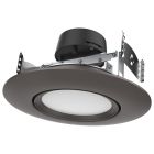SATCO S11859 10.5WLED/DIR/5-6/CCT-SEL/120V/ 10.5 Watt; LED Retrofit Downlight; Gimbaled; 120 Volt; CCT Selectable; Bronze Finish