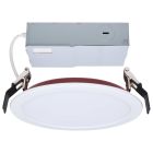 SATCO S11866R1 (13WLED/6/FR/CCT/SLF/RD/FL/RND)  13 Watt LED - Fire Rated 6 Inch Direct Wire Slim Fit Flat Face Downlight - Round Shape - White Finish - CCT Selectable - 120 Volts - Dimmable