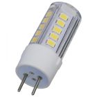 SATCO S12125 4.5W/LED/GY6.35/CL/850/12V/1CD 4.5 Watt Mini LED - GY6.35 Base - 5000K - Clear Finish - 12 Volt