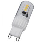 SATCO S12128 3.5W/LED/G9/830/CL/120V/1CD 3.5 Watt Mini LED - G9 Base - 3000K - Clear Finish - 120 Volt