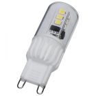 SATCO S12129 3.5W/LED/G9/850/CL/120V/1CD 3.5 Watt Mini LED - G9 Base - 5000K - Clear Finish - 120 Volt
