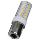 SATCO S12138 4.5W/LED/BA15S/CL/830/12V/1CD 4.5 Watt Mini LED - Bayonet Single Contact Base - 3000K - Clear Finish - 12 Volt