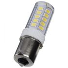 SATCO S12139 4.5W/LED/BA15S/CL/850/12V/1CD 4.5 Watt Mini LED - Bayonet Single Contact Base - 5000K - Clear Finish - 12 Volt