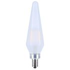 SATCO S12141 2HEX11/LED/FR/827/E12/120V/2CD 2 Watt Prismatic HX11 LED - 2700K CCT - Candelabra Base - 120 Volt - Frost Finish - 2-Card