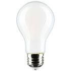 SATCO S12151 (8A19L/930WD/E26/GFYS) 8 Watt LED A19 - 3000K-2000K Warm Dimming - Medium Base - Frost Finish