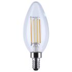 SATCO S12157 (4.5B11L/930WD/E12/GCYS) 4.5 Watt LED B11 - 3000K-2000K Warm Dimming - Candelabra Base - Clear Finish
