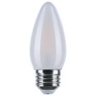 SATCO S12160 (4.5B11L/930WD/E26/GFYS) 4.5 Watt LED B11 - 3000K-2000K Warm Dimming - Medium Base - Frost Finish