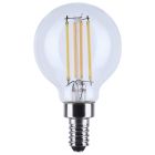 SATCO S12161 (4.5G16.5L/930WD/E12/GCYS) 4.5 Watt LED G16.5 - 3000K-2000K Warm Dimming - Candelabra Base - Clear Finish