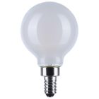 SATCO S12162 (4.5G16.5L/930WD/E12/GWYS) 4.5 Watt LED G16.5 - 3000K-2000K Warm Dimming - Candelabra Base - White Finish