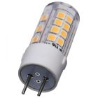SATCO S12322 4.5W/LED/GY6.35/CL/830/120V 4.5 Watt T6 LED - Clear Finish - GY6.35 Base - 3000K - 120 Volt