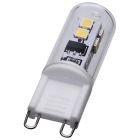 SATCO S12329 2W/LED/G9/CL/850/120V 2 Watt T4 LED - Clear Finish - G9 Base - 5000K - 120 Volt