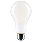 SATCO S12447 18.5A21/FR/LED/E26/830/120V 18.5 Watt; A21 LED; Frost Finish; Medium base; 3000K; 120 Volt
