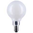 SATCO S12474 (4.5G16.5/LED/WH/930/120V/E12) 4.5 Watt G16.5 LED - Candelabra Base - White Finish - 3000K CCT - 120 Volt
