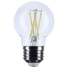 SATCO S12479 (5.5G16.5/LED/CL/935/120V/E26) 5.5 Watt G16.5 LED - Medium Base - Clear - 3500K CCT - 120 Volt