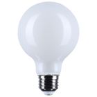 SATCO S12483 (6G25/LED/WH/935/120V) 6 Watt G25 LED - Medium Base - White Finish - 3500K CCT - 120 Volt