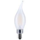 SATCO S12507 (4CA10/LED/935/FR/120V/E12) 4 Watt CA10 LED - Candelabra Base - Frost Finish - 3500K CCT - 120 Volt