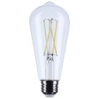 SATCO S12535 (5ST19/CL/LED/950/E26) 5 Watt ST19 LED - Medium Base - Clear - 5000K CCT - 120 Volt