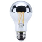 SATCO S12539 (12A19/SLVR/LED/927/120V) 12 Watt A19 LED - Medium Base - 2700K CCT - Silver Crown - 100 Watt Replacement