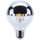 SATCO S12541 (5.5G25/SLVR/LED/927/120V) 5.5 Watt G25 LED - Medium Base - 2700K CCT - Silver Crown - 60 Watt Replacement