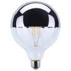 SATCO S12545 (8G40/SLVR/LED/927/120V) 8 Watt G40 LED - Medium Base - 2700K CCT - Silver Crown - 100 Watt Replacement