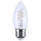 SATCO S12554 (4B11/CL/LED-GF/COIL/927/E26) 4 Watt B11 LED - Reminiscent - Flex Gray Coil Filament - E26 - 2700K - 120 Volt