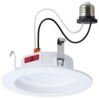 SATCO S12600 (6WLED/DLR/4/5CCT/E/RND/WH) 6 Watt LED Downlight Retrofit - 4 Inch - CCT Selectable - Round - White Finish
