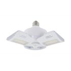 SATCO S13119 60W LED Motion Sensor Utility Light 4000K; Medium base; Adjustable beam angle; 100-277V