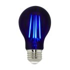 SATCO S14990 6.5A19/BL/LED/E26/120V;6.5 Watt; LED A19; Black Light Bulb; Medium Base; 120 Volt