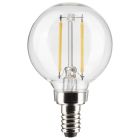 SATCO S21201 3G16.5/LED/CL/940/120V/E12 3 Watt G16.5 LED; Clear; Candelabra base; 90 CRI; 400K; 120 Volt