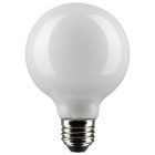 SATCO S21239 6G25/LED/WH/930/120V 6 Watt G25 LED; White; Medium base; 90 CRI; 3000K; 120 Volt